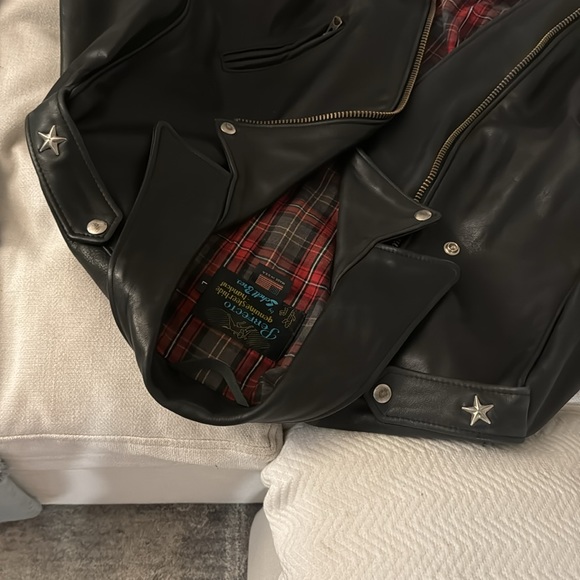 The Original 1950’s Motorcycle Jacket Perfecto Steerhide Leather Size Large - Picture 4 of 9